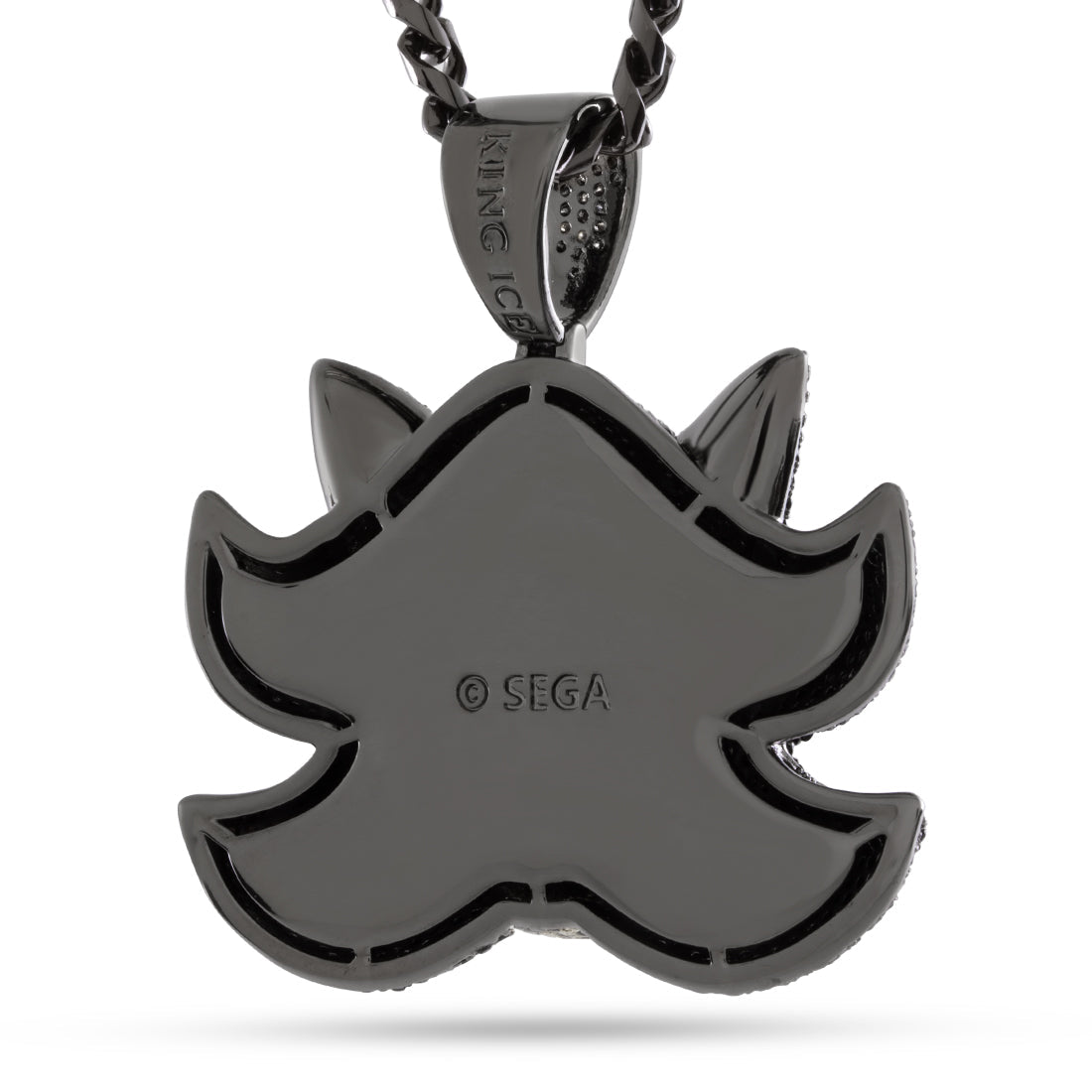 Sonic the Hedgehog x Kingices - Shadow Necklace  in  Black Gold / 2" by Kingices