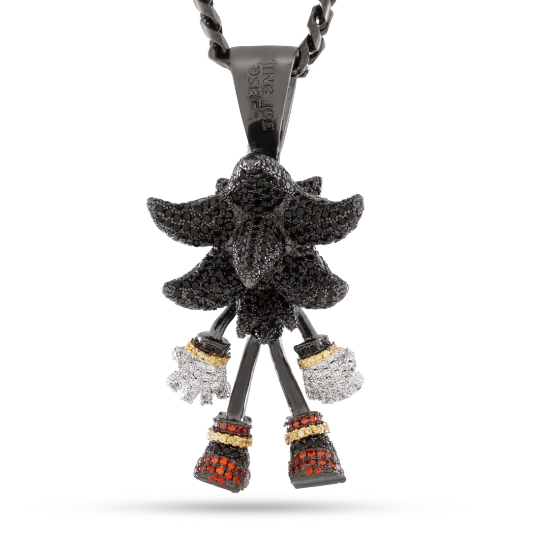 Sonic the Hedgehog x Kingices - Fast Shadow Necklace  in  Black Gold / 2.5" by Kingices