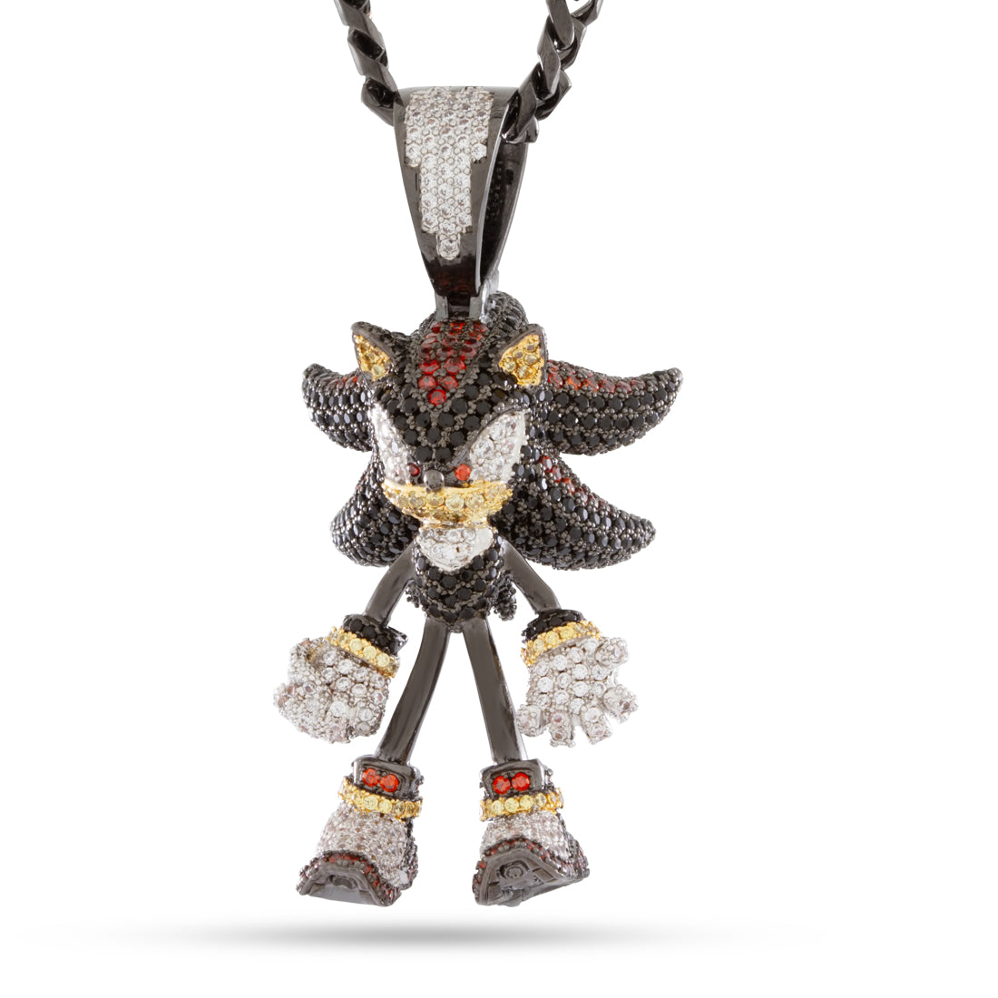 Sonic the Hedgehog x Kingices - Fast Shadow Necklace  in  Black Gold / 2.5" by Kingices