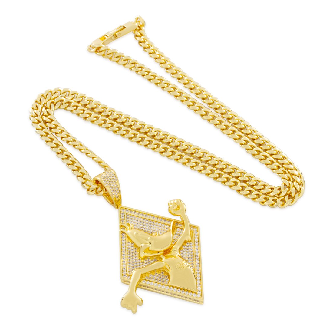Space Jam x Kingices - Daffy Duck Necklace  in  by Kingices