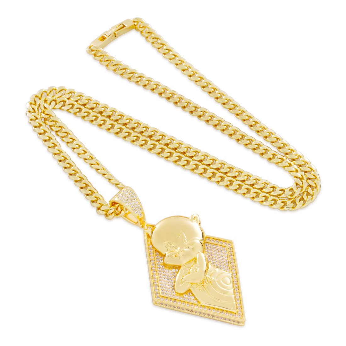 Space Jam x Kingices - Porky Pig Necklace  in  by Kingices