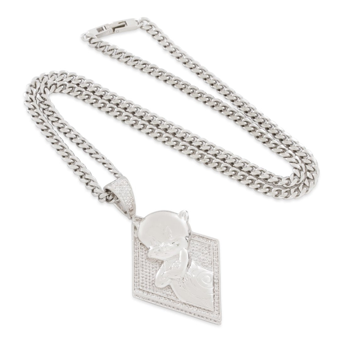 Space Jam x Kingices - Porky Pig Necklace  in  by Kingices