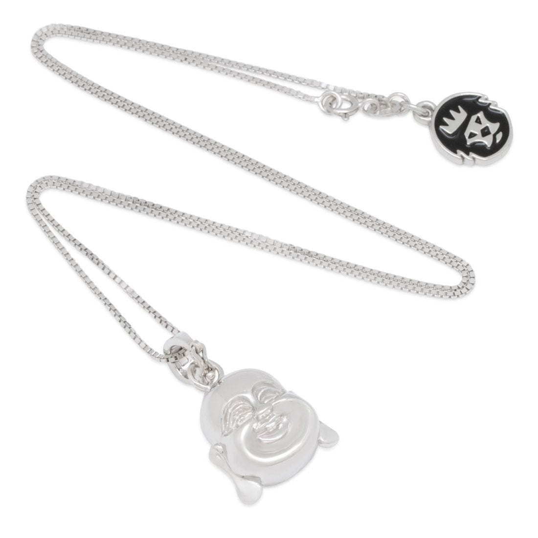 Sterling Silver Buddha of Perception Necklace  in  by Kingices