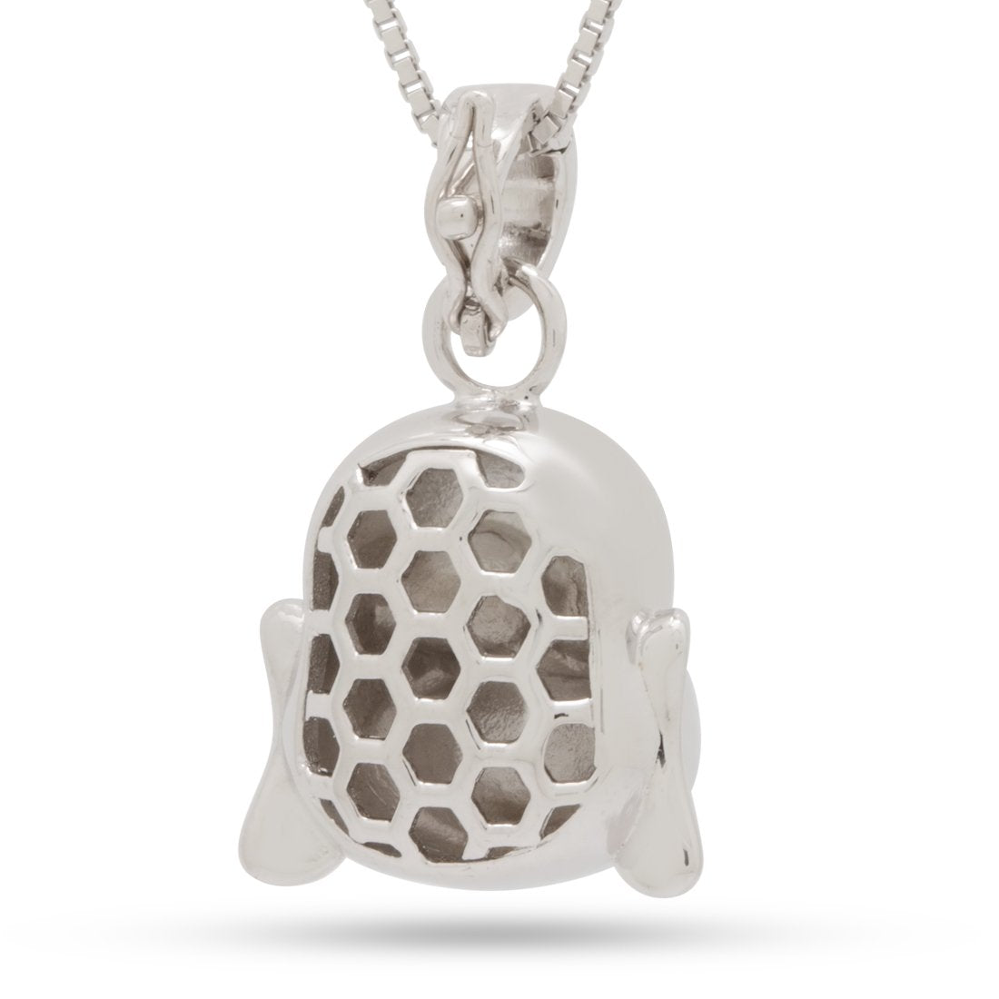 Sterling Silver Buddha of Perception Necklace  in  by Kingices