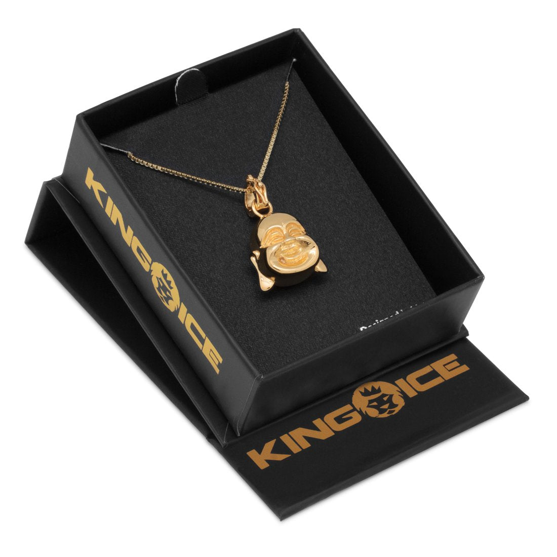 Sterling Silver Buddha of Perception Necklace  in  by Kingices