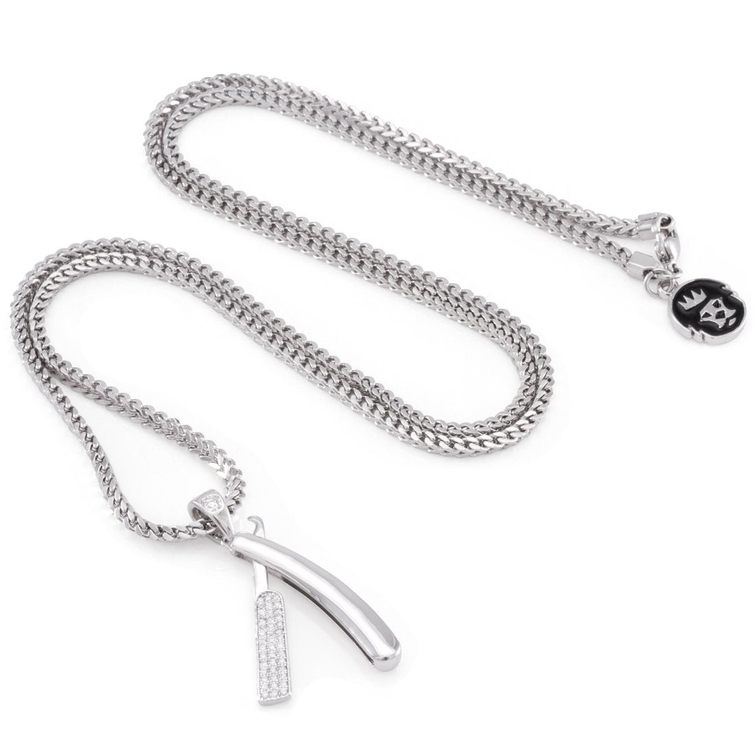 Straight RZR Barber Shop Necklace  in  by Kingices