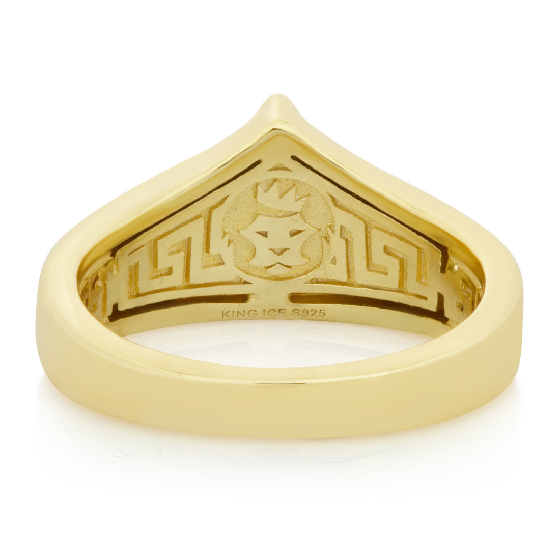 Trillion-Cut Signet Ring  in  by Kingices