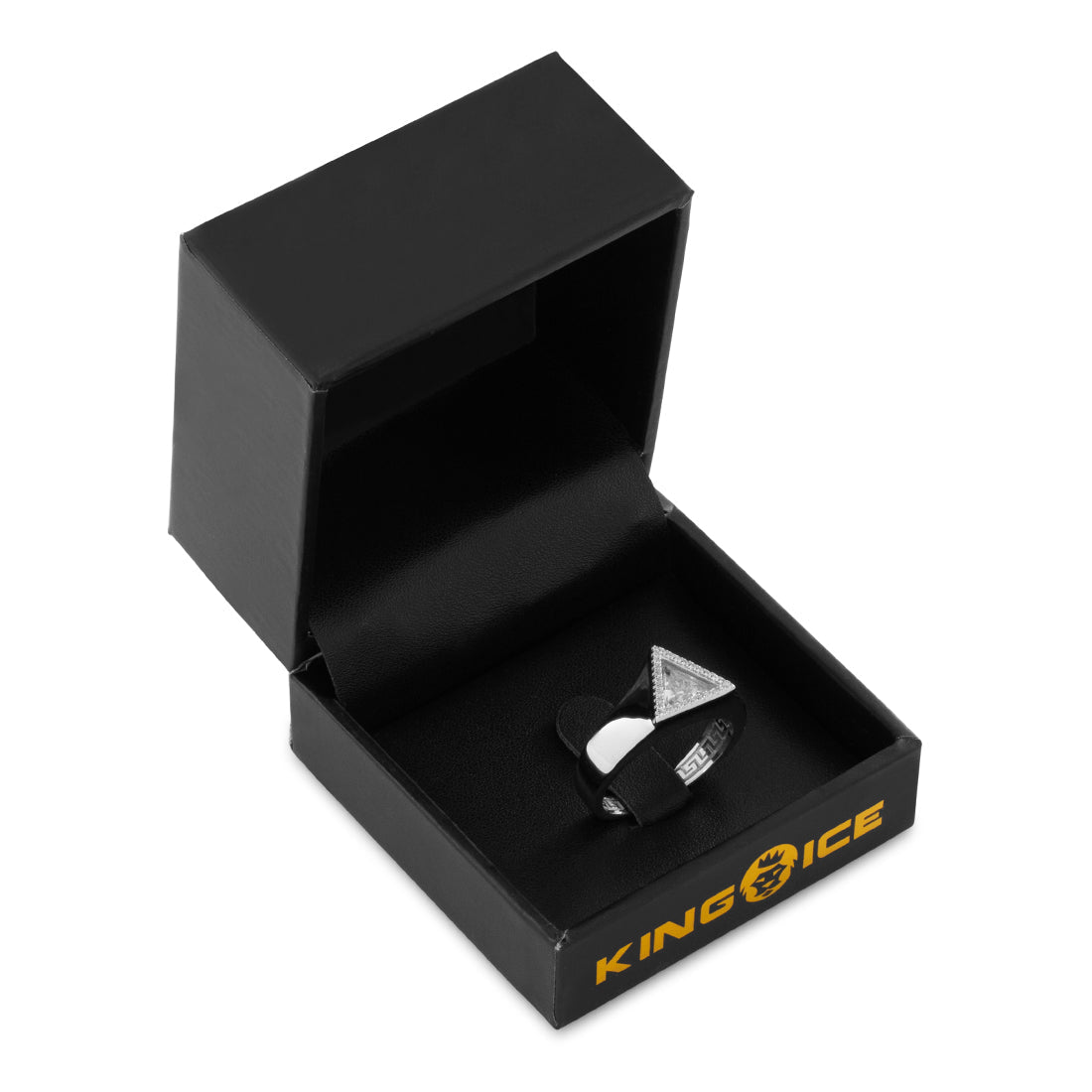 Trillion-Cut Signet Ring  in  by Kingices