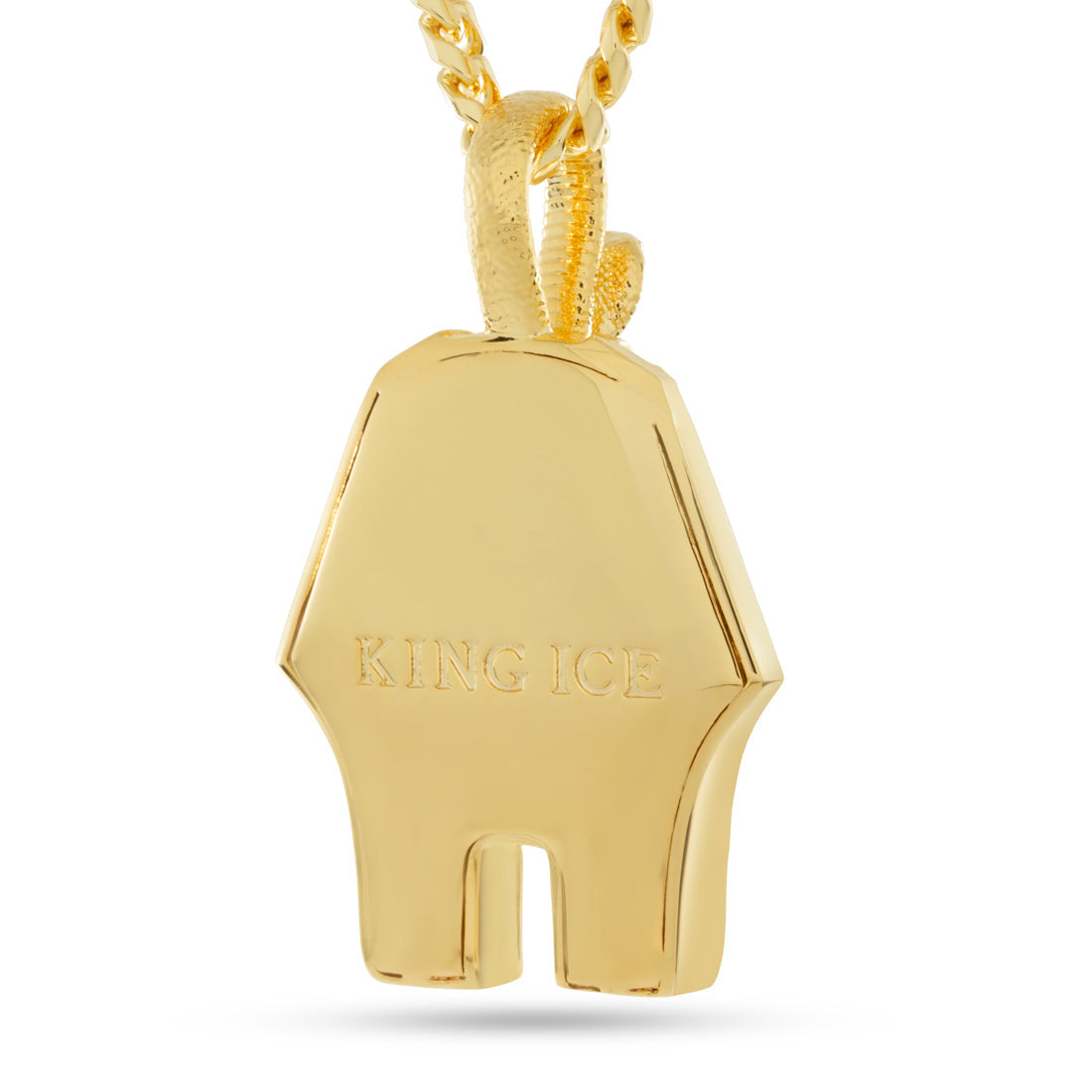 Uraeus Pharaoh Necklace  in  14K Gold / 2.4" by Kingices