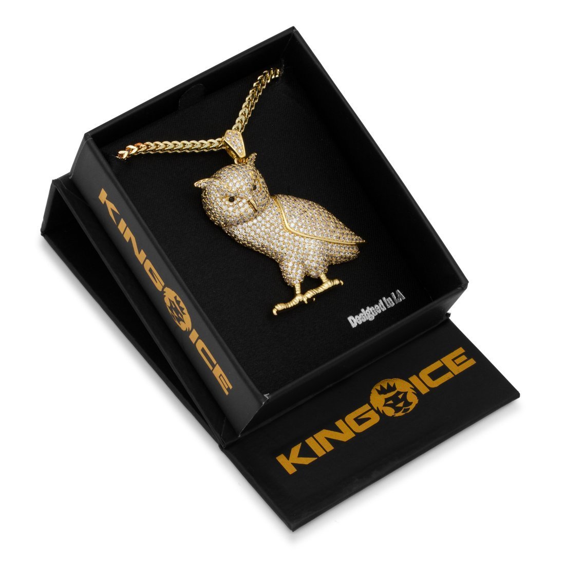 Wise Owl Necklace  in  by Kingices