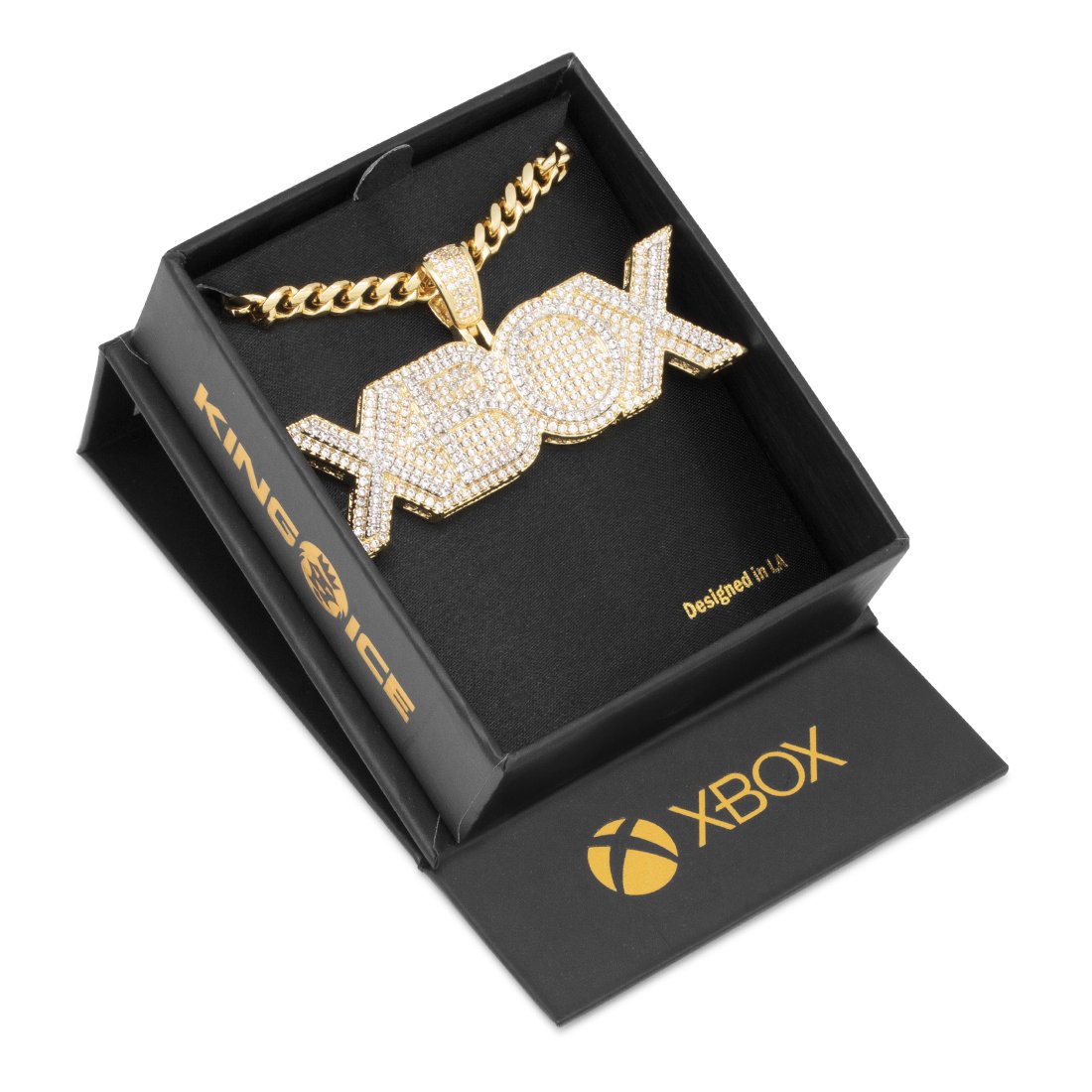 Xbox x Kingices - Xbox Necklace  in  14K Gold / 1.2" by Kingices