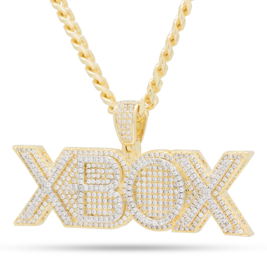 Xbox x Kingices - Xbox Necklace  in  14K Gold / 1.2" by Kingices