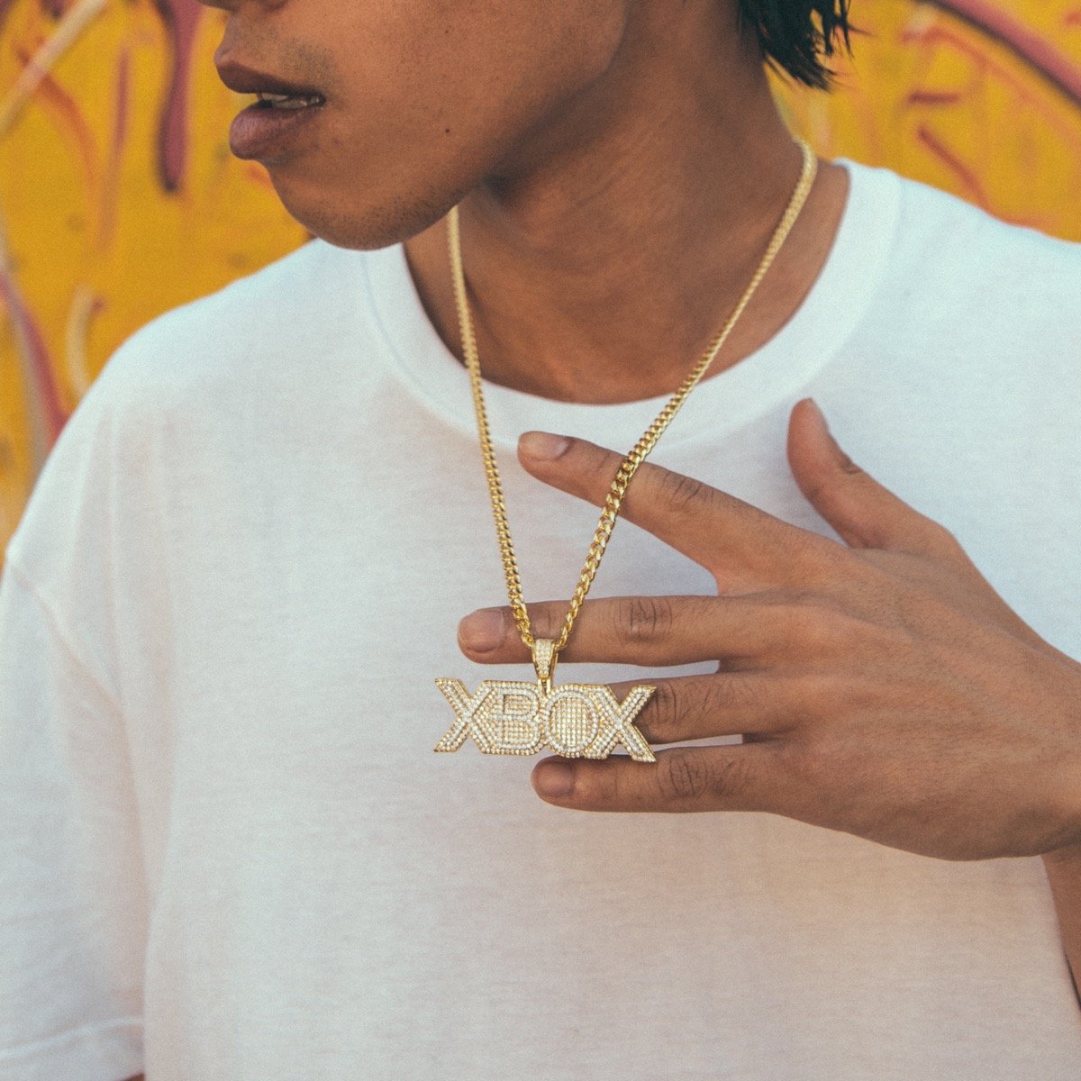 Xbox x Kingices - Xbox Necklace  in  14K Gold / 1.2" by Kingices