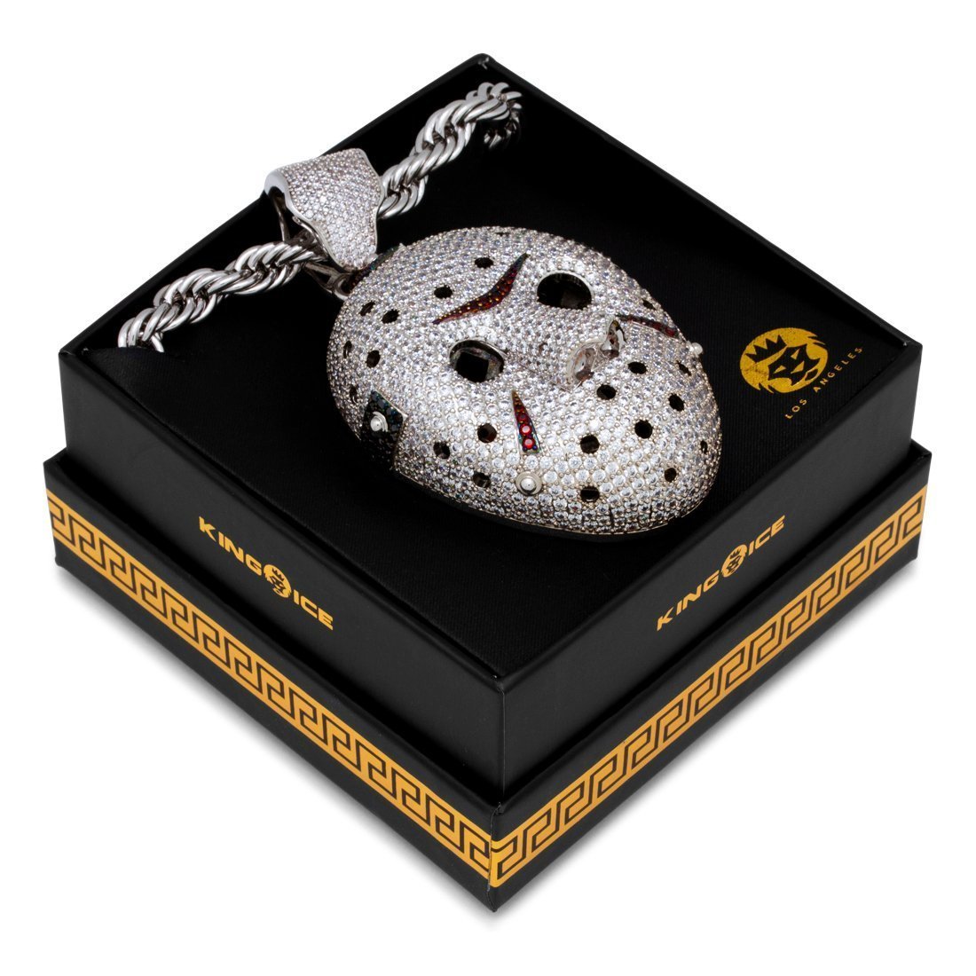 XL Hockey Mask Necklace  in  by Kingices